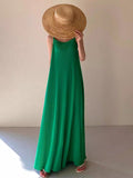Long Knitted Suspender Dress - PAINEVIDA