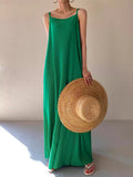 Long Knitted Suspender Dress - PAINEVIDA