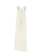 Cross Strap Solid Color Dress