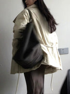 Waist-Hugging Stand-up Collar Thickened Puffer Jacket