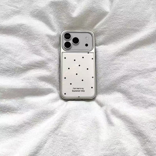 Black Dot Starry Sky Phone Case by painevida