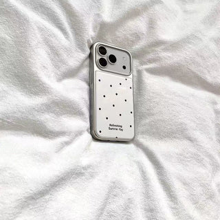 Black Dot Starry Sky Phone Case by painevida