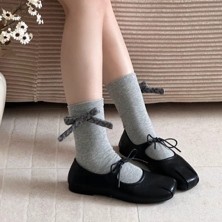 Retro ballet French loafers