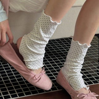 Polka Dot Slouch Socks by painevida