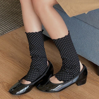 Polka Dot Slouch Socks by painevida
