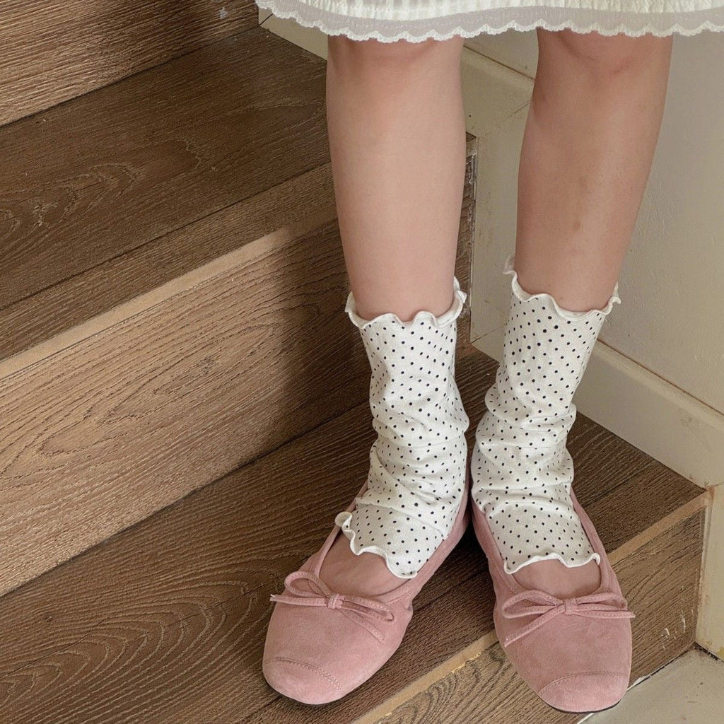 Polka Dot Slouch Socks by painevida