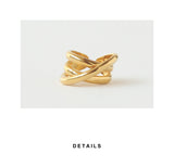 Wire Wound Simple Metal Open Ring - PAINEVIDA