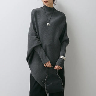 Solid Color Irregular Knitwear - PAINEVIDA