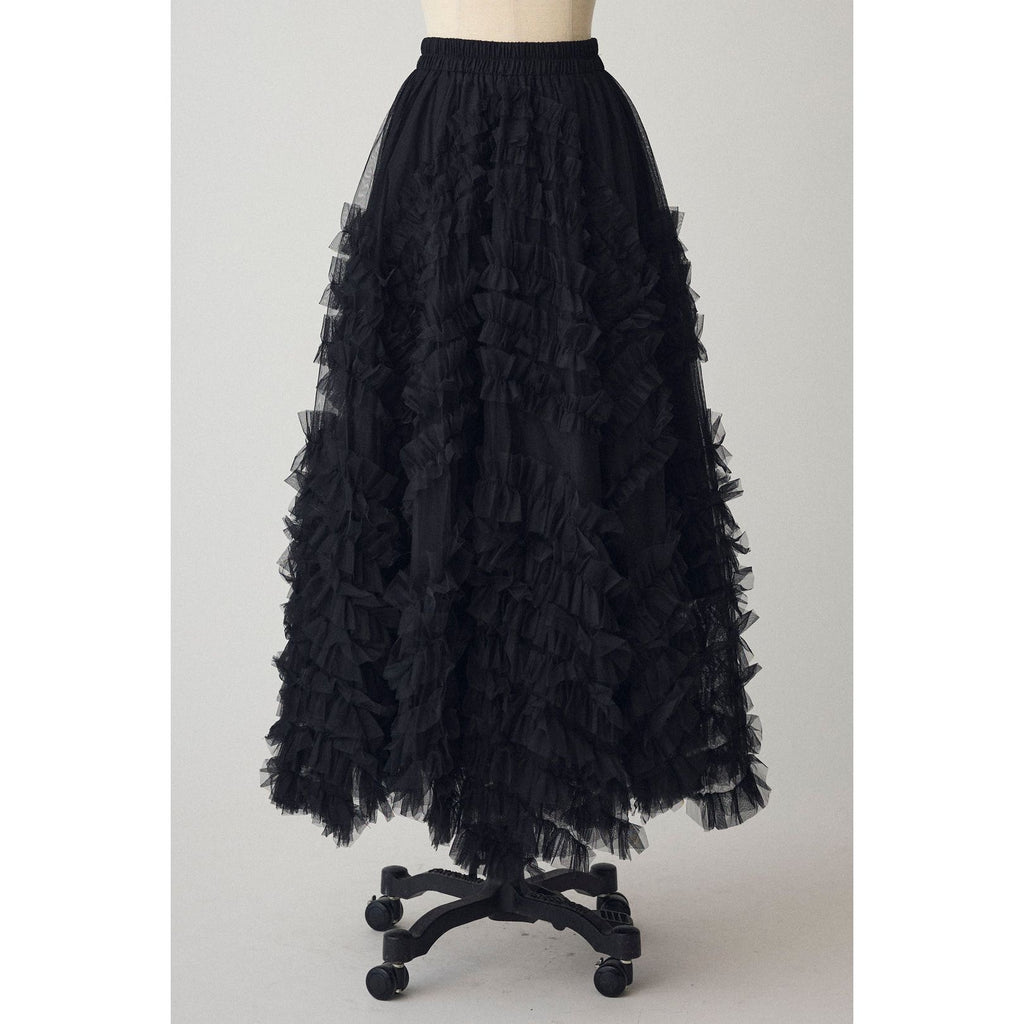 Two-Piece Set: Cape V-Neck Knit Top + Full Skirt