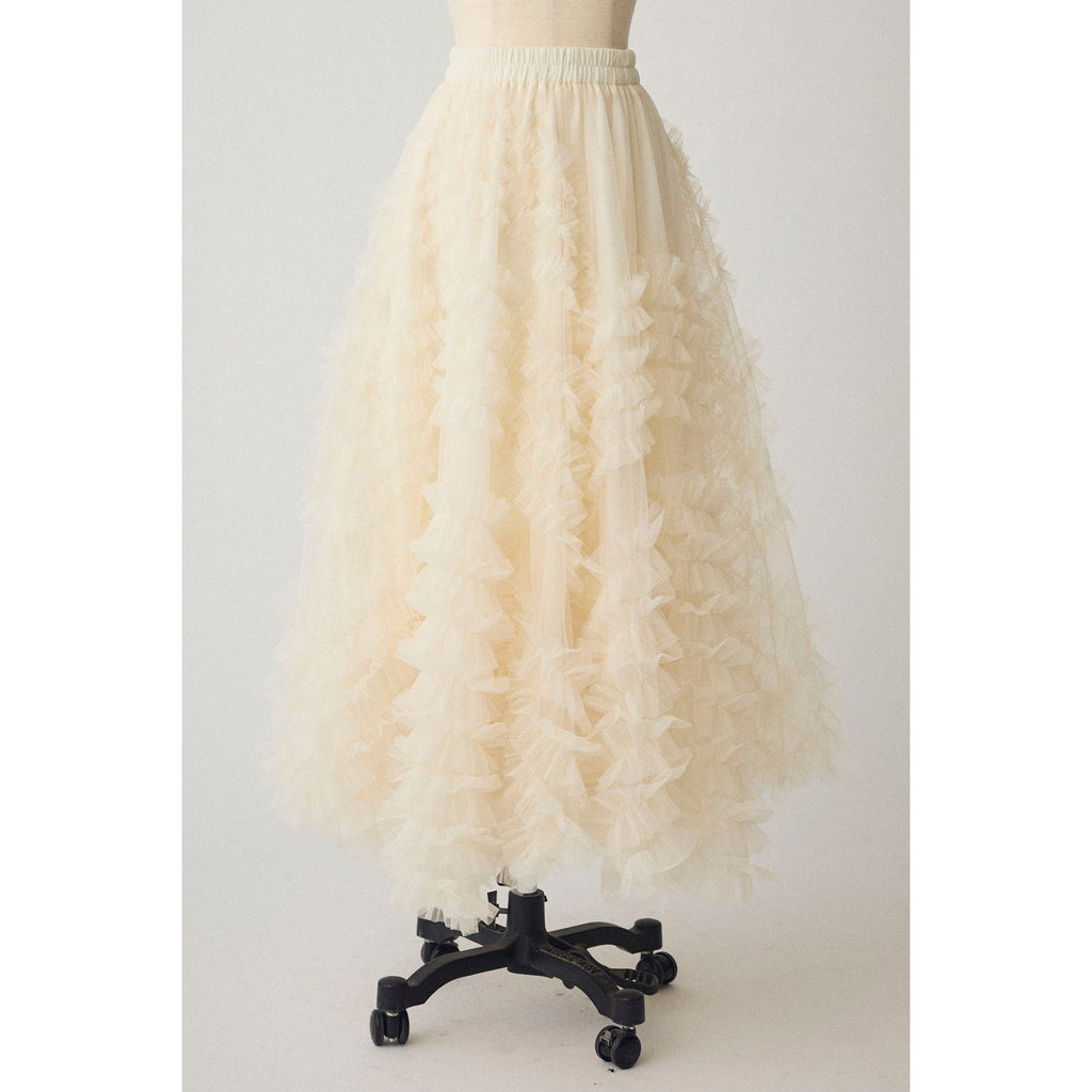 Two-Piece Set: Cape V-Neck Knit Top + Full Skirt