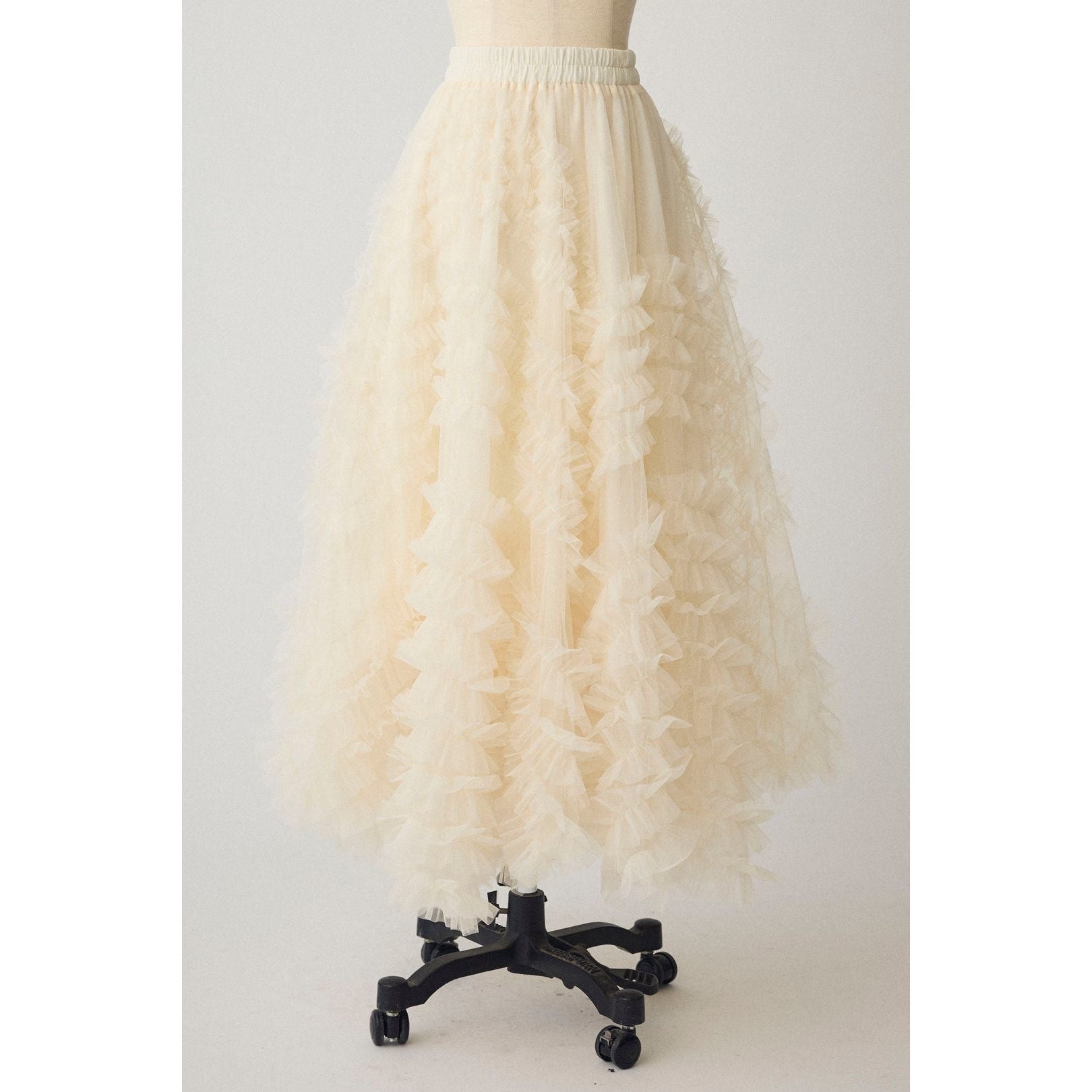 Two-Piece Set: Cape V-Neck Knit Top + Full Skirt