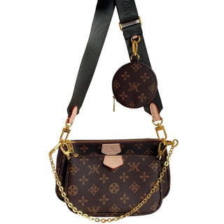 High-quality Vintage Pattern Three-piece One-Shoulder Crossbody Bag by painevida