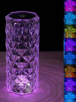 Multicolor Crystal Table Lamp