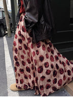 Slimming Polka Dot Midi Skirt - Retro Designer Skirt