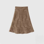 100% Wool Windproof 3D Cable Knit Turtleneck Cape Vest