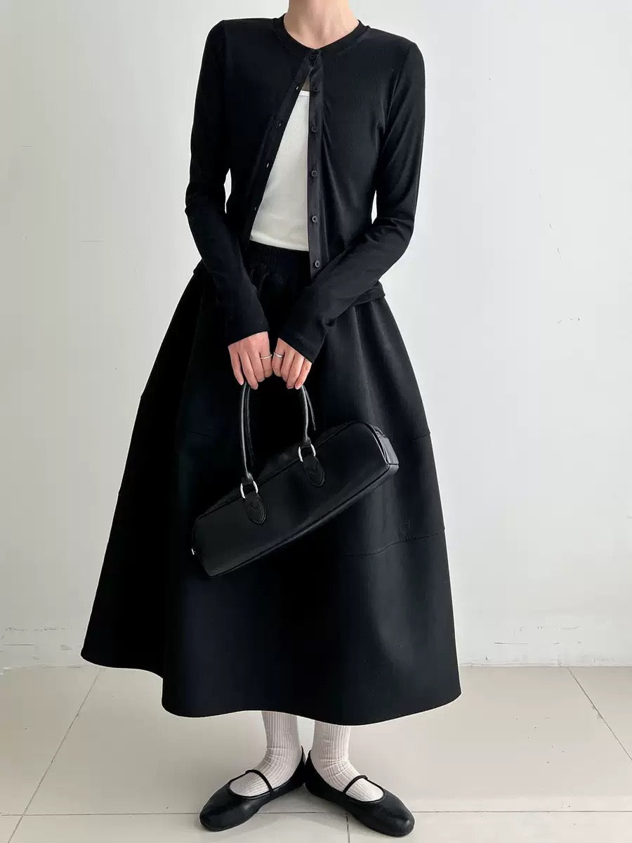 Single-Breasted Slim-Fit Knit Base Layer