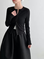 Single-Breasted Slim-Fit Knit Base Layer