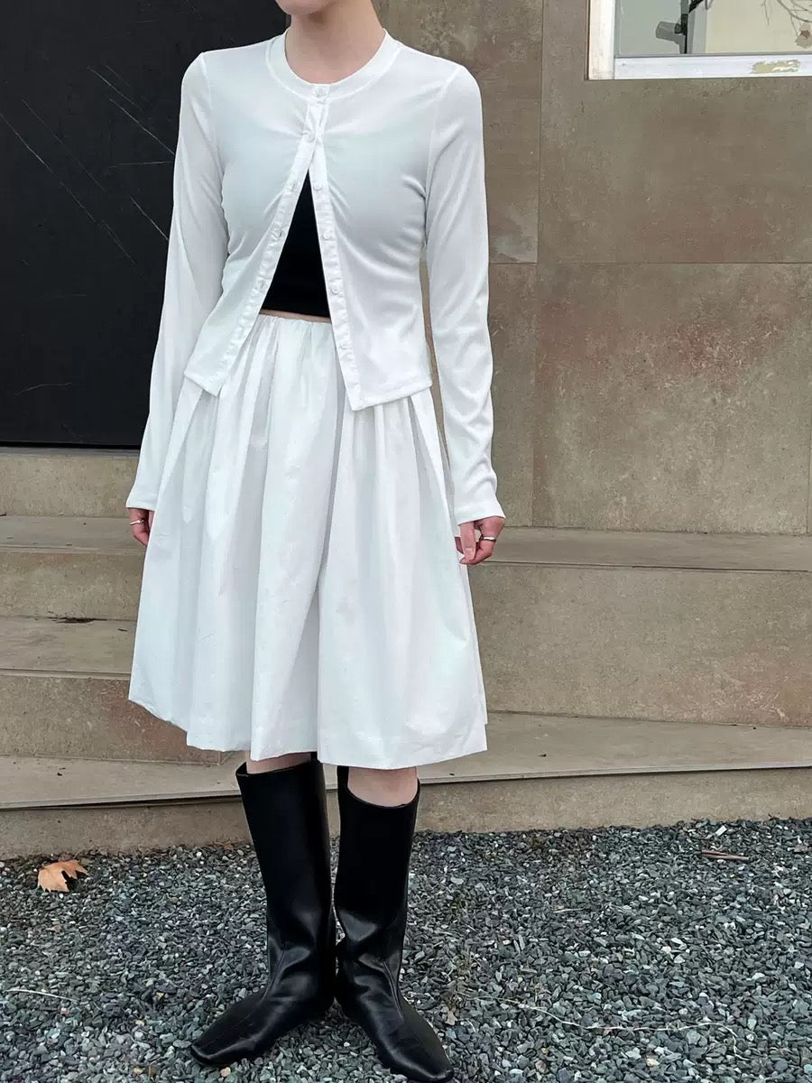 Single-Breasted Slim-Fit Knit Base Layer