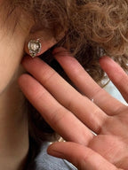 Baroque Shell Bead Vintage Necklace