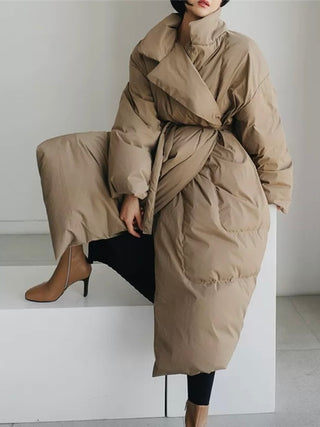 Loose Oversized Puffer Down Paded Long Coat