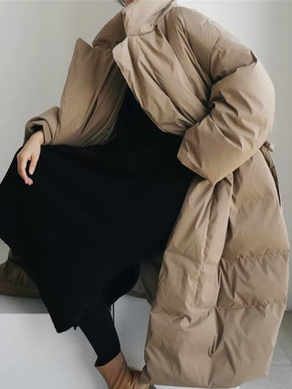 Loose Oversized Puffer Down Paded Long Coat