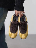 Vintage Platform Lace-up Cuban Sneakers Shoes