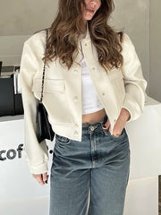 White Baseball Jacket