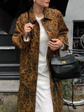 Loose Vintage Leopard Coat
