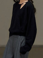 Crew Neck Loose Sweater