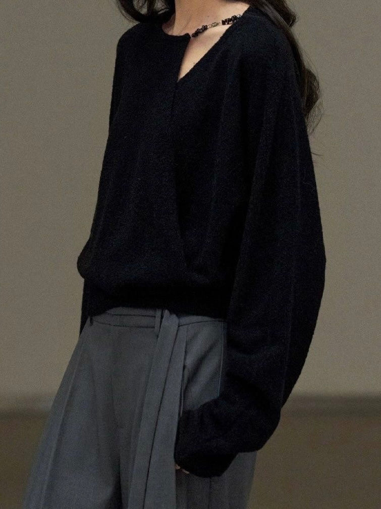 Crew Neck Loose Sweater