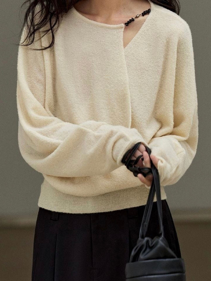 Crew Neck Loose Sweater