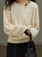 Crew Neck Loose Sweater