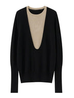 Fake Two Piece Knitted Sweater by painevida