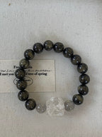 Sunset Rose Hand-Beaded Bracelet