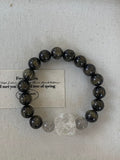 Sunset Rose Hand-Beaded Bracelet