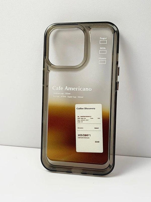 Cafe Americano Shockproof Phone Case by painevida