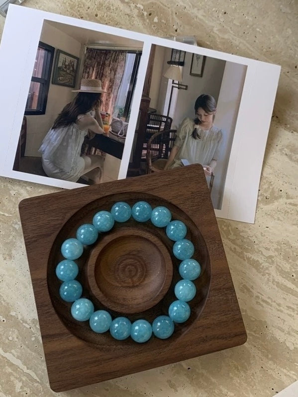 Brazilian Ice Amazonite Blue Jelly Sea Series Bracelet