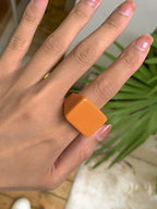 Original Stylish Resin 8 Colors Geometric Ring by painevida