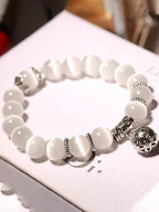 Original Crystal Opal Openwork Ball Beaded Bracelet by painevida