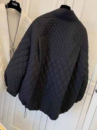 Classic Retro Diamond Padded Jacket