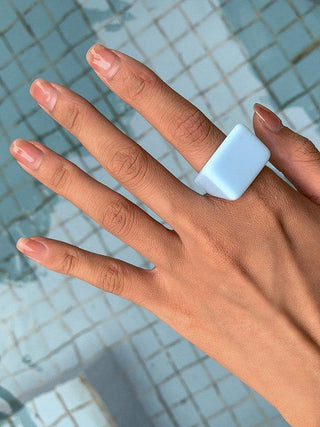 Original Stylish Resin 8 Colors Geometric Ring