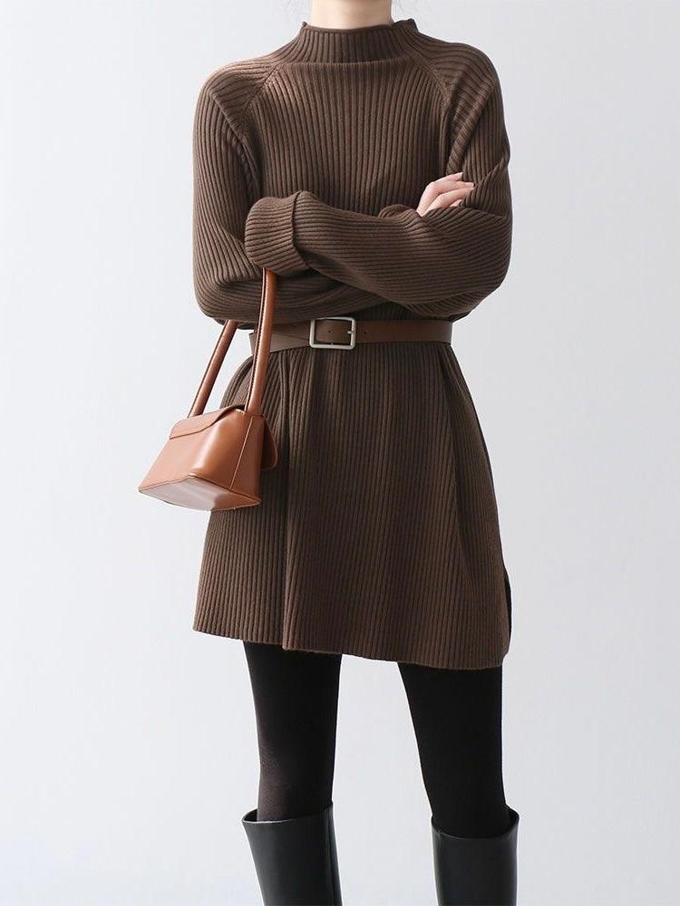 Loose Comfy Long Knitted Dress by painevida