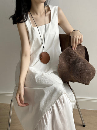 Lrregular Patchwork Vest Dress by painevida