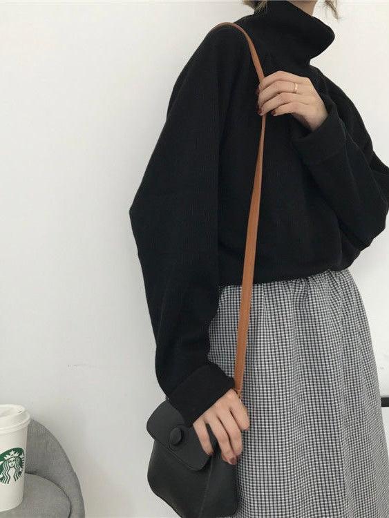SImple Stand Collar Cotton Base Shirt by painevida