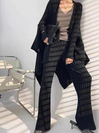 Loose Fashion Knitted Trousers by painevida