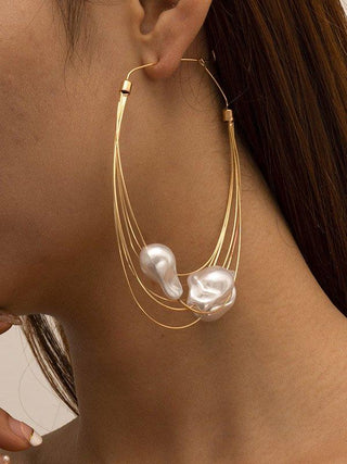 Normcore Tasseled Pearl Ear-Ring