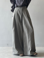 Casual High Waist Straight Trousers
