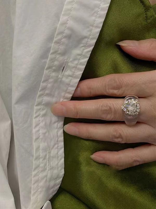 Vintage Heart Diamond Ring by painevida