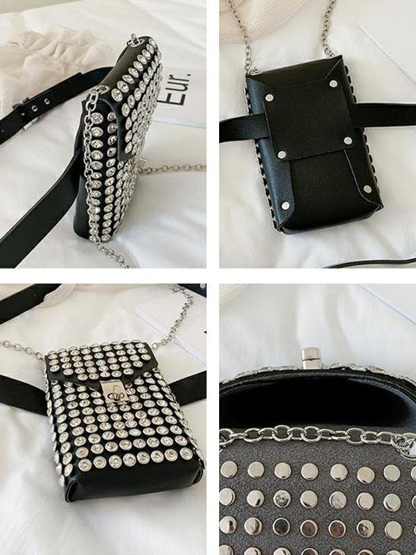 Original Cool Rhinestone Mini Bags Accessories by painevida