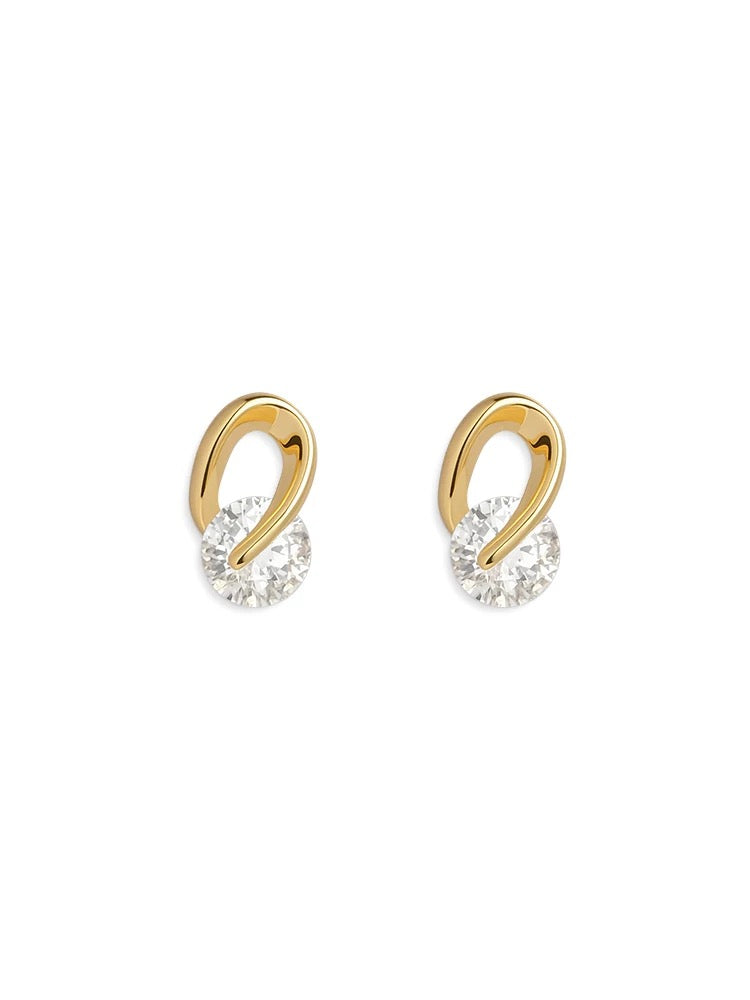 3A Lively Colorful Flashing Small Earrings